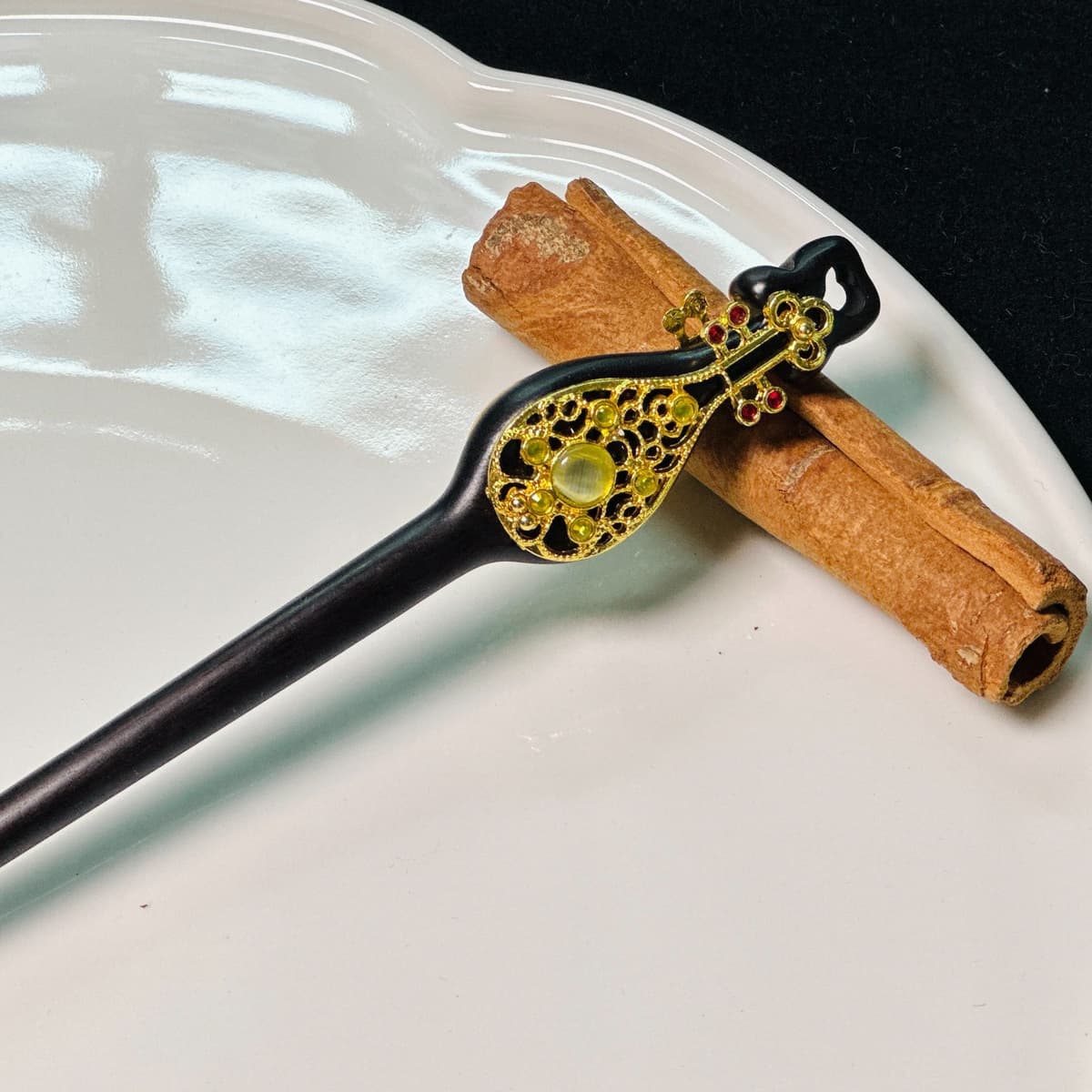 C55 double-sided pipa [natural Ebony]]