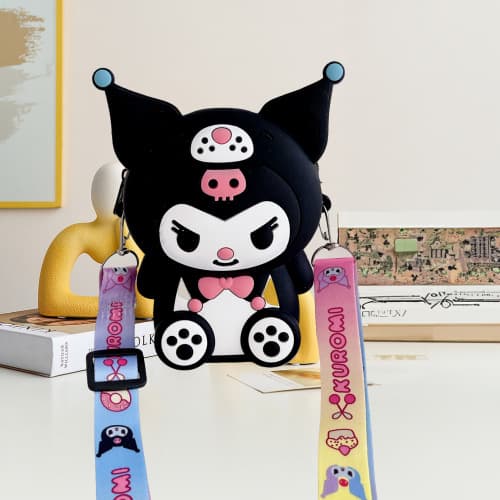 Tiger head kurome coin purse black