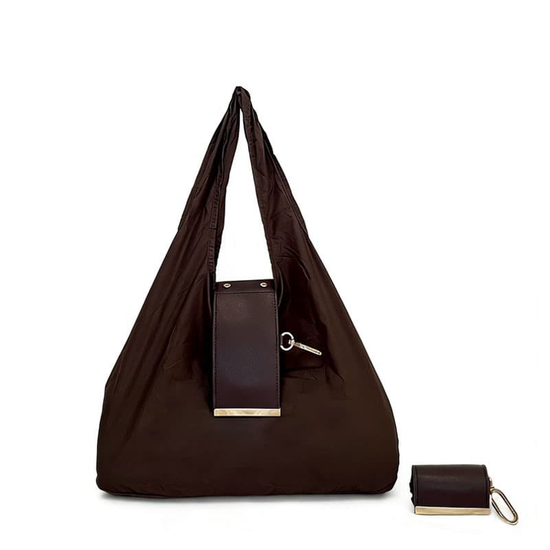 Brown tote bag