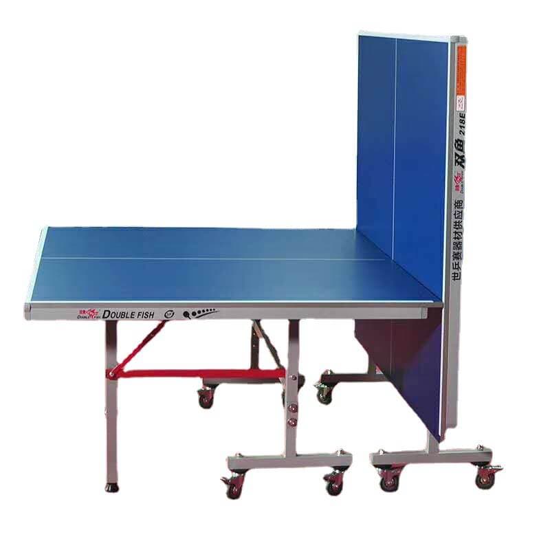 Double fish 218 table tennis table home mobile foldable table tennis table indoor standard table table table tennis table case 5