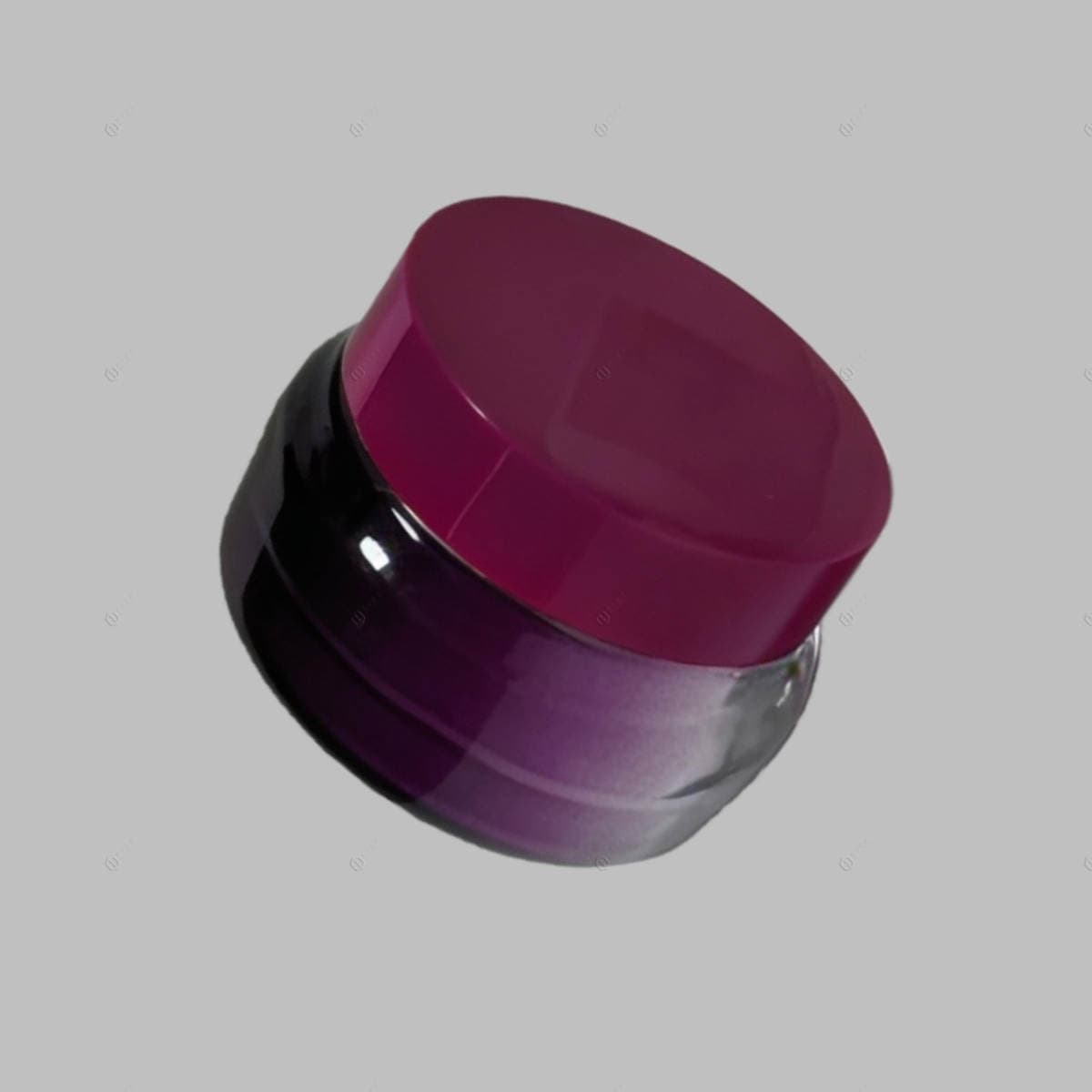 Cross-Border In-Stock Eqqualberry Same Style Transparent 50g Cream Jar Portable Purple Face Cream Jar Eye Cream Refillable Jar 2