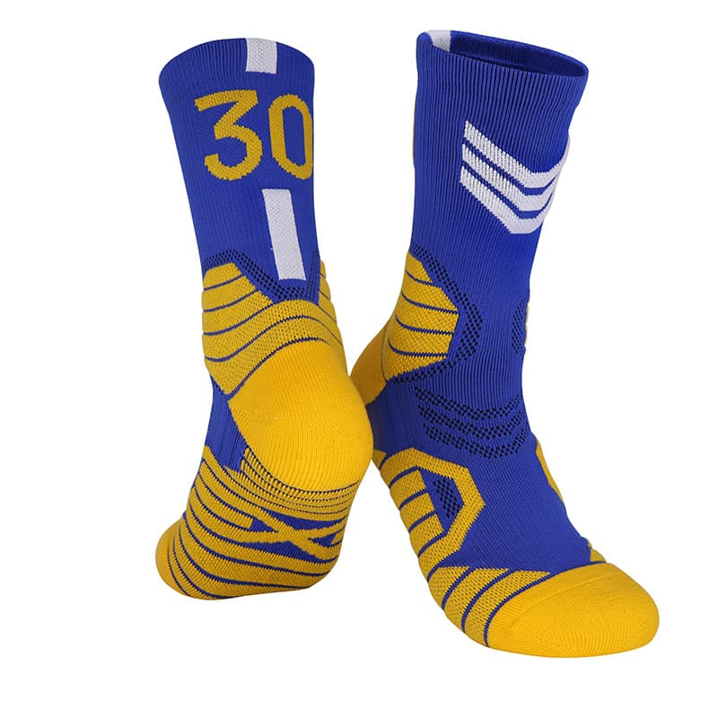 Colorful blue and white no. 30-children's socks