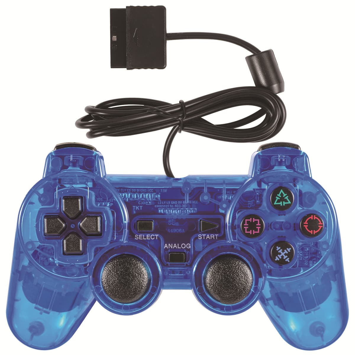 Transparent blue bare device (dual motor vibration)