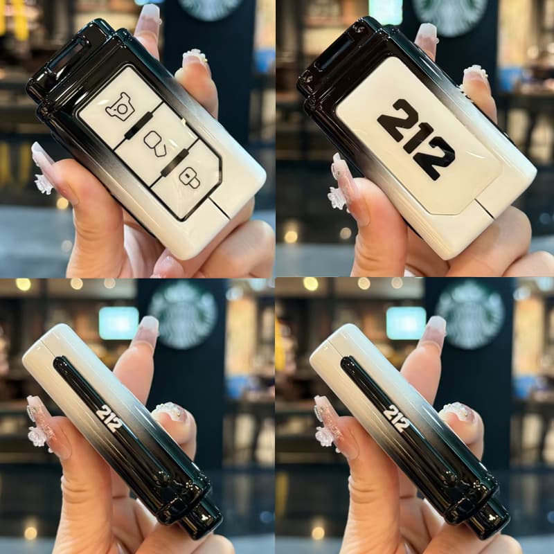 [gradient black and white single bag] without buckle