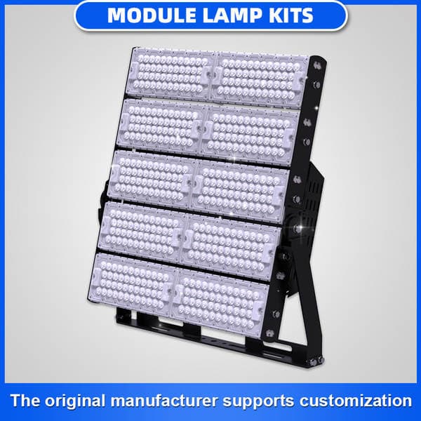 Led Outdoor Waterproof Stadium Light Kit 1500W High-Power High-Mast Light Housing Module Floodlight Housing Kit
