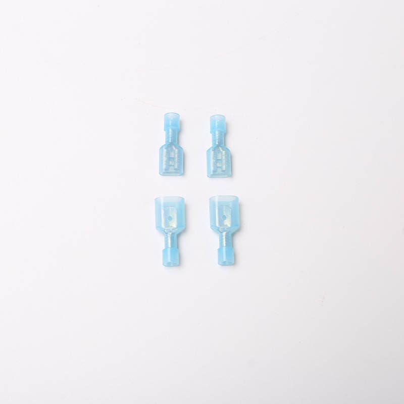 FDFN2-250 nylon male and female insulated terminal series spring cold-pressed terminal 6.3 male and female pair of plug terminals 3