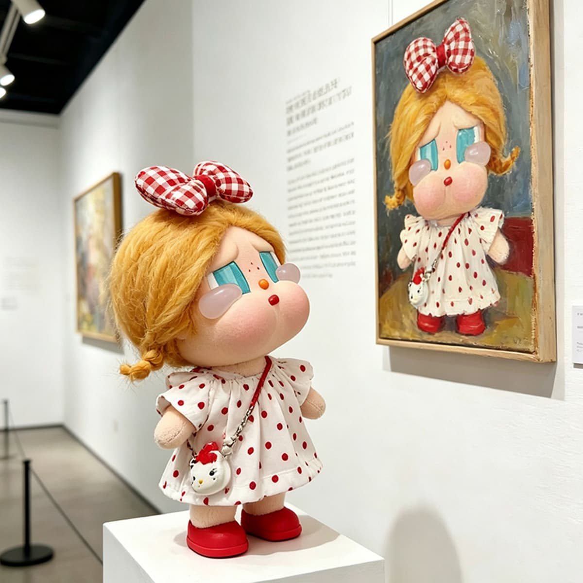 Red polka dot four-piece set model b