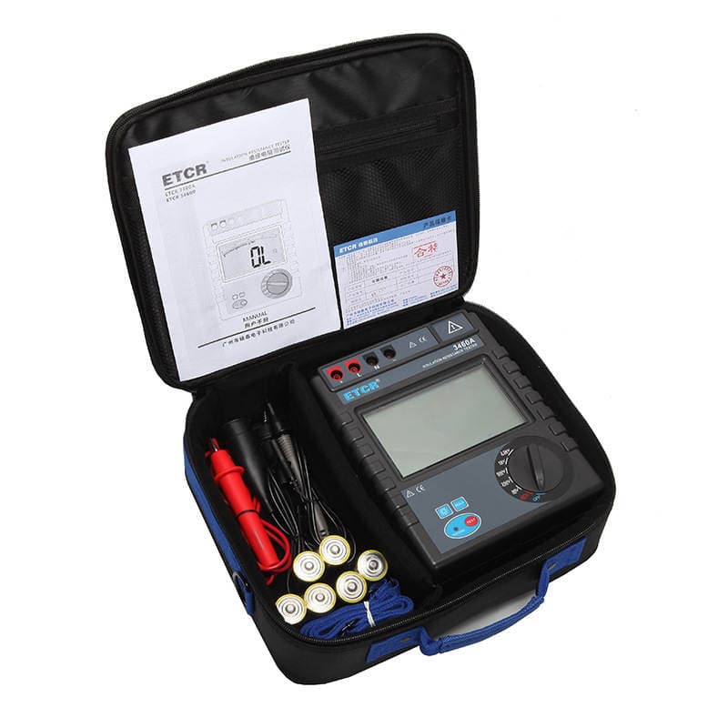 Digital Insulation Resistance Tester Industrial 2.5Kv/5Kv High-Voltage Electrician-Specific High-Precision Electronic Tester 3
