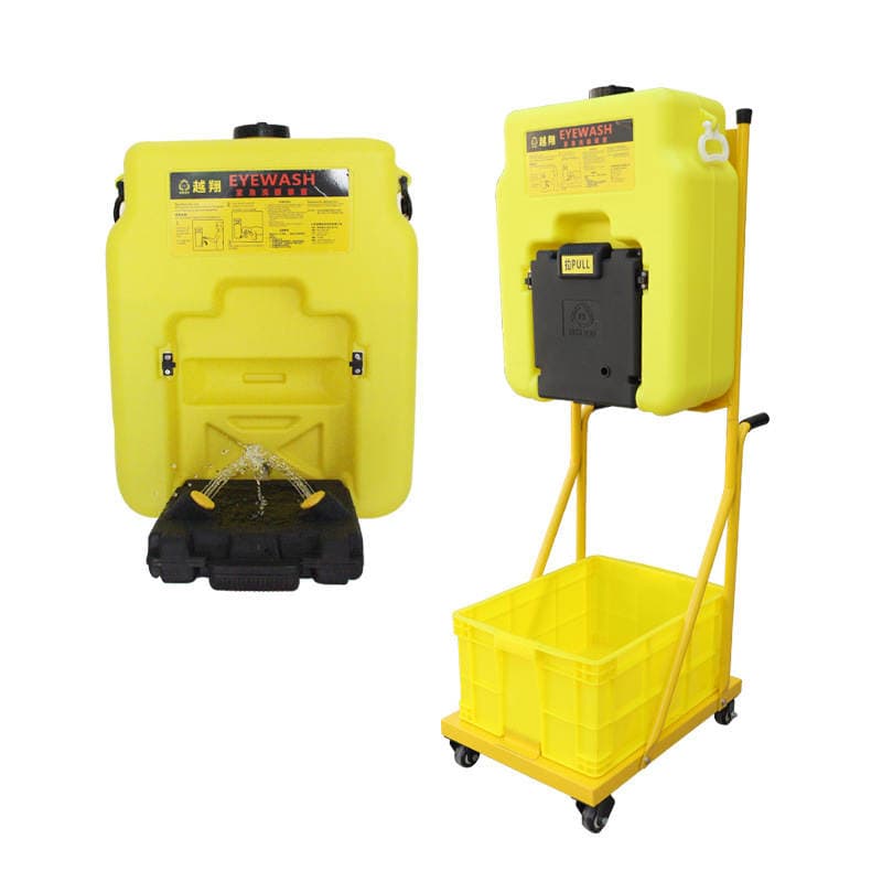 Yue Xiang Factory Laboratory 53L Water Storage Cart 14 Gallon Wall-Mounted Portable Eyewash Station Made of Abs Material 5