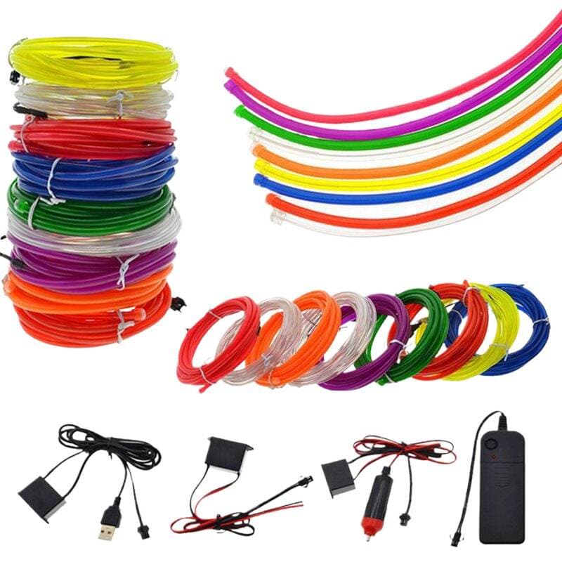 Imported material production el2.3 Cold Light Special bright EL luminous light screen stage props decorative light line 5