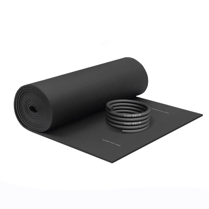 European Ce Certified Rubber and Plastic Insulation Board, Heat Insulation and Fireproof B1 Grade Flame Retardant, High Temperature Resistant Soundproof Rubber and Plastic Products 5