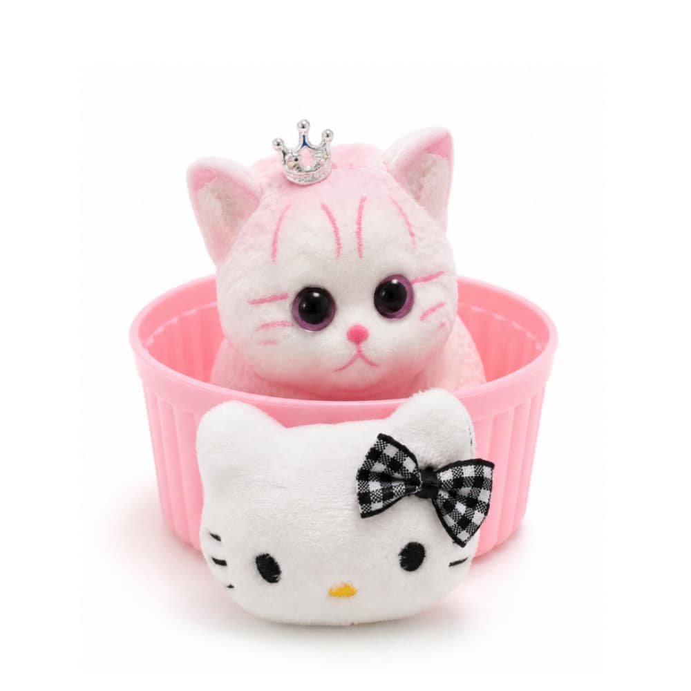 Small cat pinch pink {height 9cm}