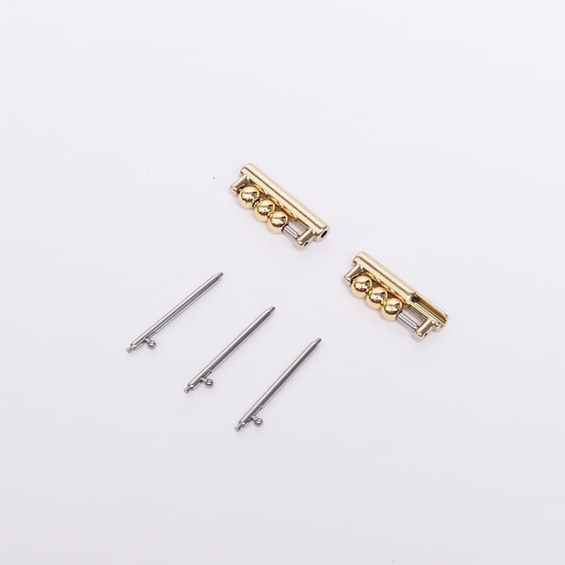 [raw ear model] gold-3 gold spacer beads