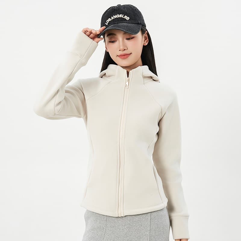 Hooded off-white