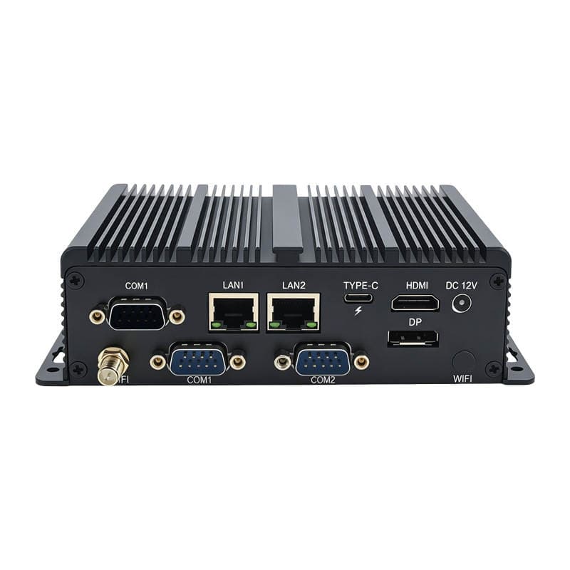 Fanless Industrial Computer N100/N95/N305 Low-Power Consumption Wide-Temperature Anti-Interference Production Line Control Box Industrial Control Computer 5