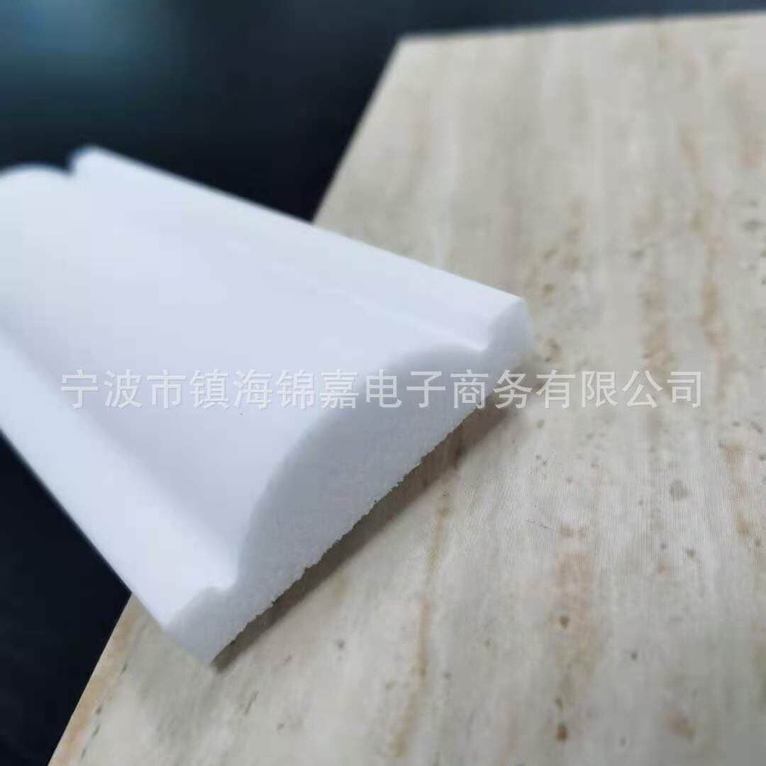 White PS decorative line plastic background line decoration waist line European decorative strip export building materials manufacturers 3