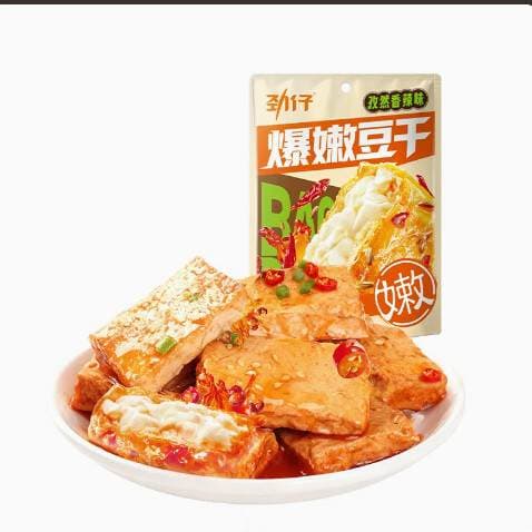 Jinzai Juicy Tofu Strips 210g, a Hunan specialty, a delicious and convenient snack for satisfying cravings, 30 bags