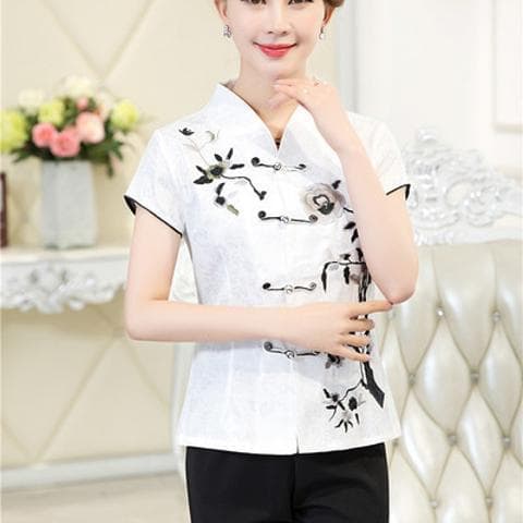 Black Peony White