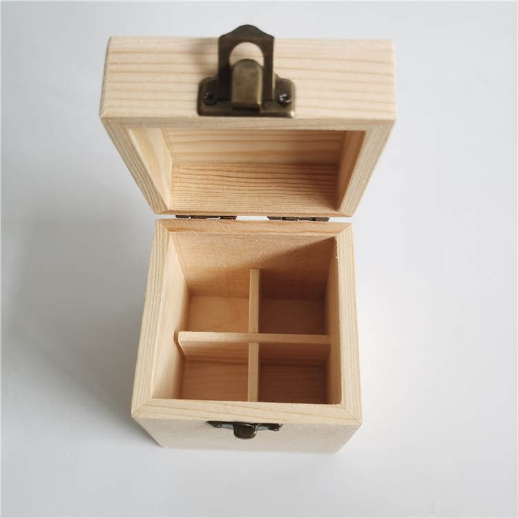 Wholesale essential oil storage box 4 10ml essential oil wooden box in stock wooden box production customized a starting shot 1