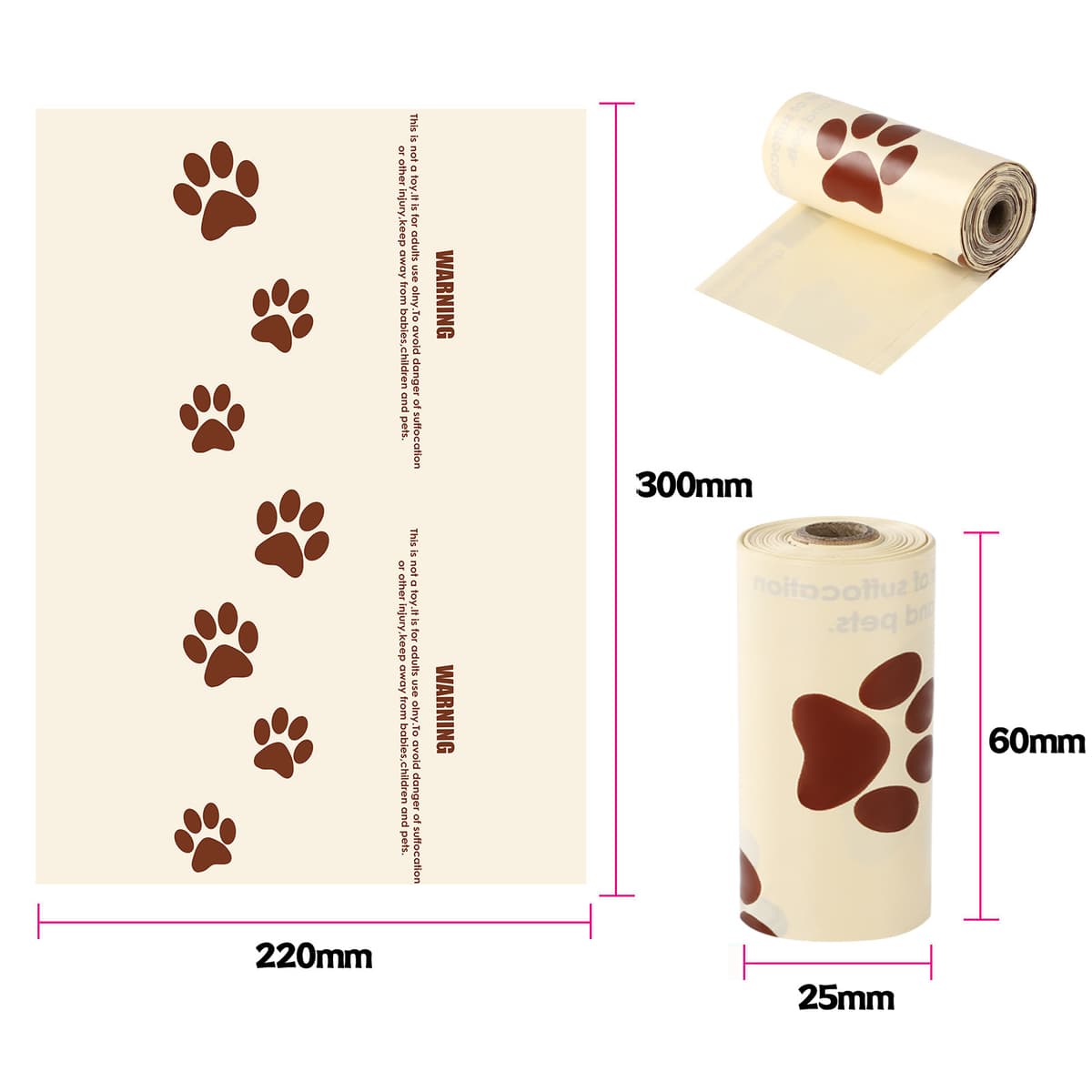 Recycled milk color footprint thickness 1 silk milk fragrance 15 pieces/roll