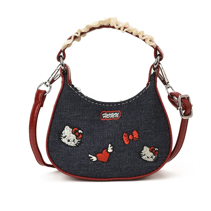 Lace kitten dark blue