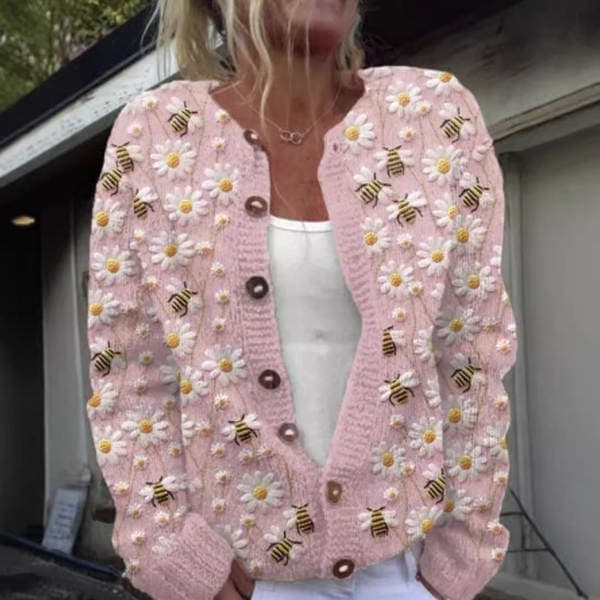 2024 New Independent Design 3D Digital Print Cardigan Sweatshirt Jacket for Women Early Spring and Autumn Factory Wholesale