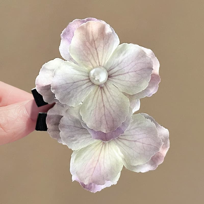 Oil painting pink hairpin