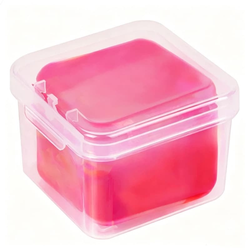 5.5 red ice cubes [pp plastic box]
