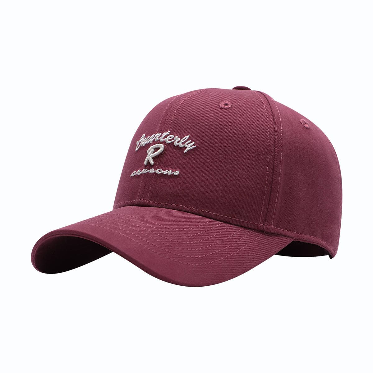 Advertising Sun Hat, Fashionable Pure Cotton Baseball Cap, Embroidered Summer Travel Group Volunteer Work Hat, Volunteer Hat with Printed Text 5