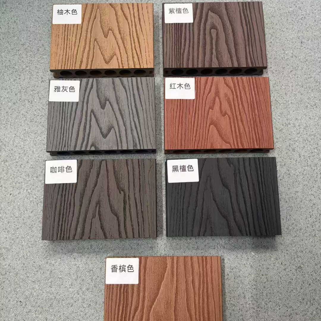 Round hole wood grain