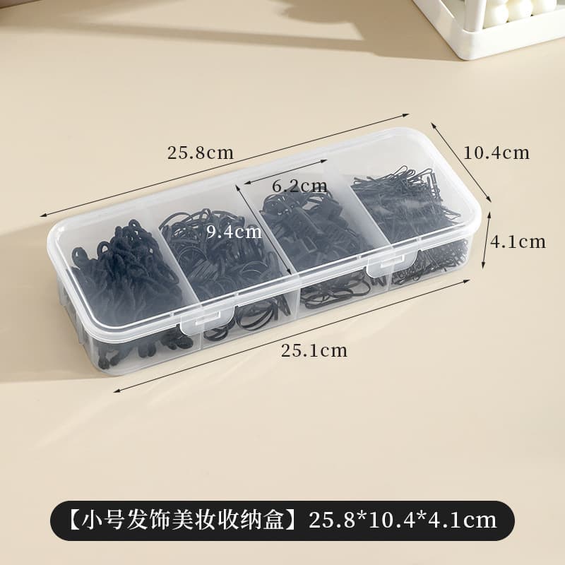 Small size [four-compartment beauty storage]