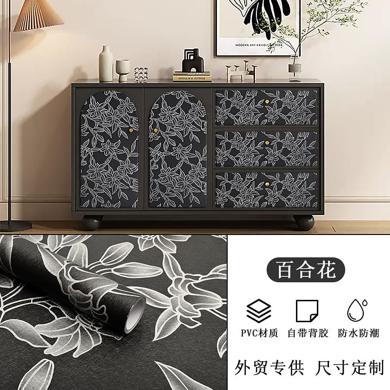 Black lily flower