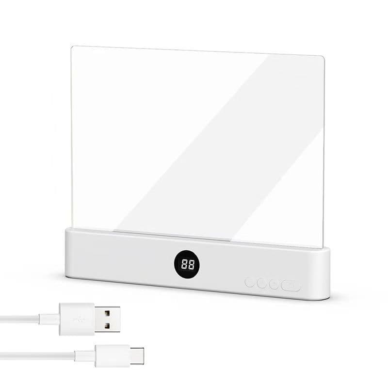 Three-color rechargeable reading light-white
