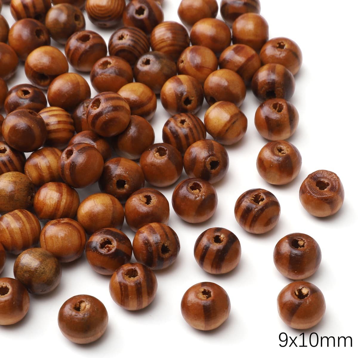 Brown pine beads 20 pcs/pack