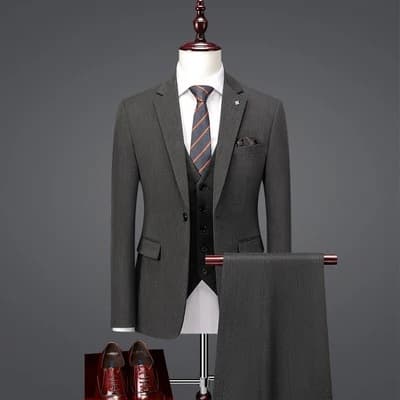 96001 three-piece set dark gray