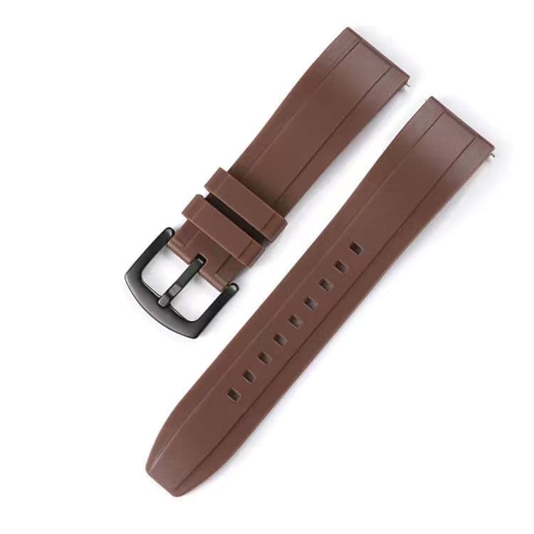 Dark brown black buckle