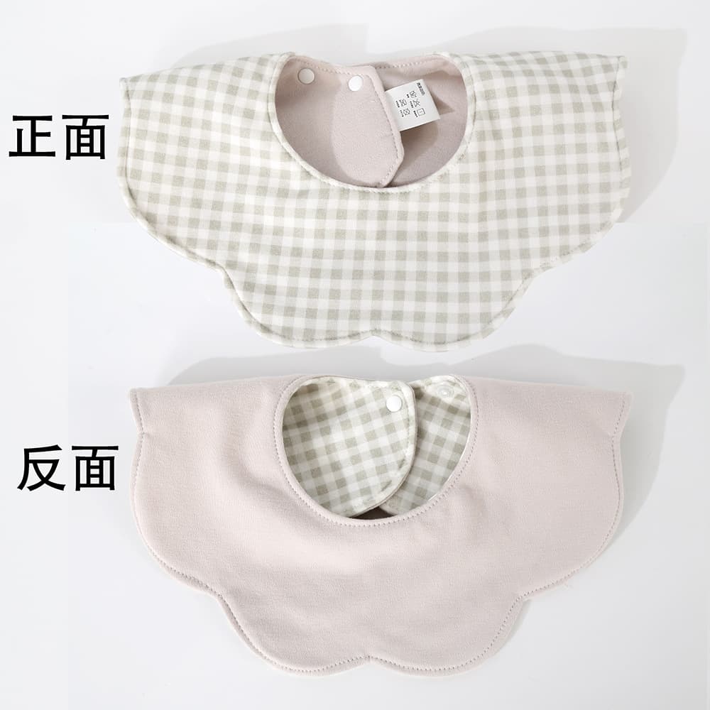 Waterproof petal green gray small grid