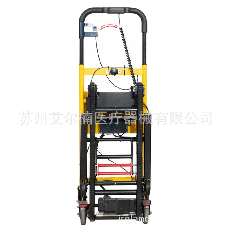 Crawler-Type Electric Stair-Climbing Machine, a Magic Tool for Transporting Goods up and down Stairs, High-Load-Capacity Cart for Moving Cement on Construction Sites 3