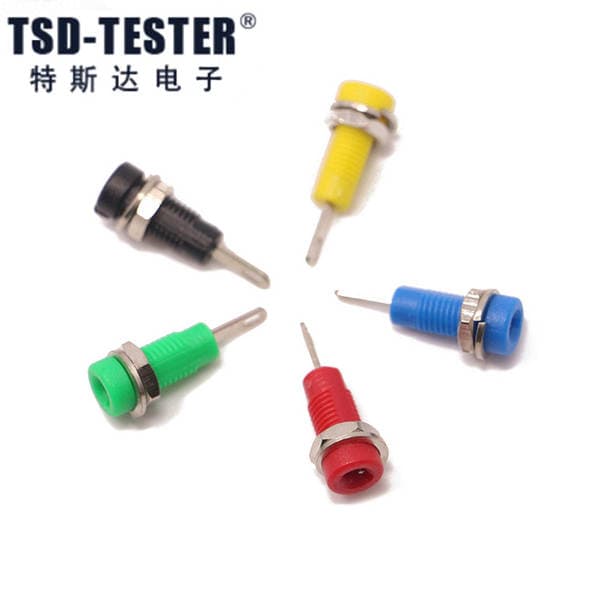 S4102 Universal 2mm Nickel Plated Panel Socket Suitable for Straight Rod Plug such as Ordinary Pen Socket