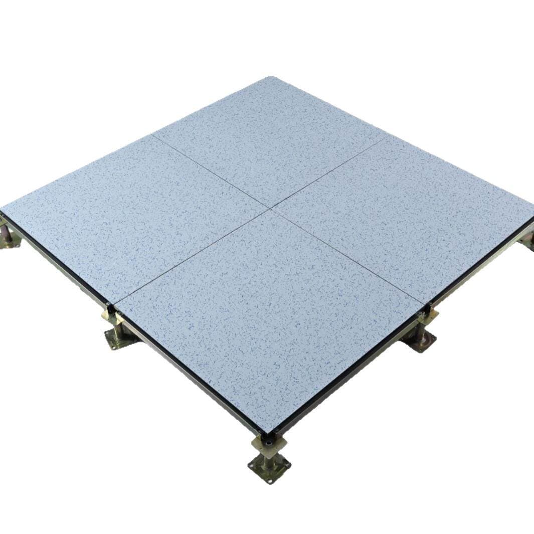 All-steel ceramic anti-static flooring for monitoring rooms, school computer rooms, anti-static elevated movable floor tiles, electrostatic flooring 5
