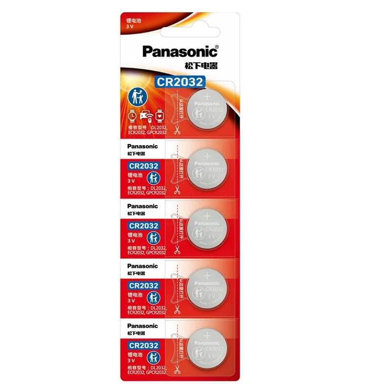 Panasonic cr2032 button battery cr2025/cr2016/electronic scale weight scale car key remote control 3v 4