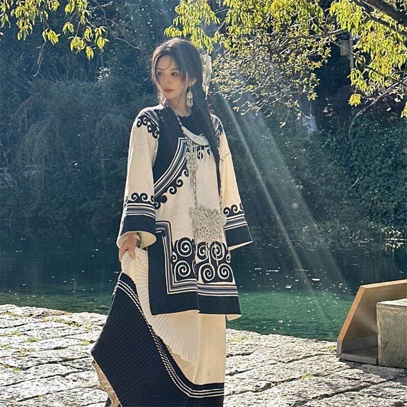New Yi clothing studio clothing new Chinese style Chinese style girlfriends travel photography traditional minority Photo Clothing 3