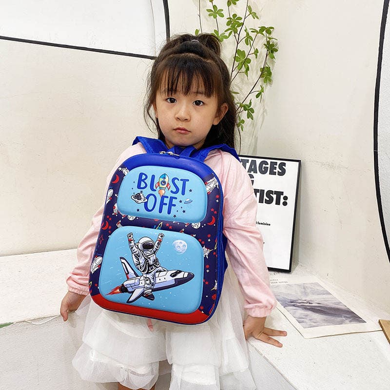 New kindergarten schoolbag bag primary school student large capacity cartoon Three-dimensional Aisha backpack Korean style Foreign trade Wholesale 3