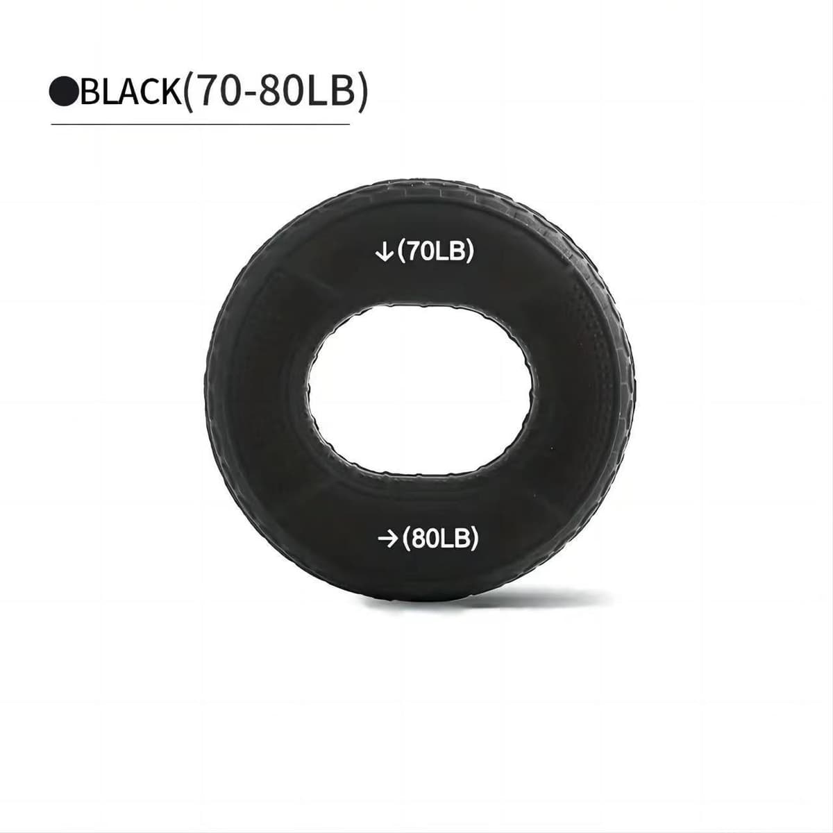 Black [70-80 lbs] eco-friendly silicone - dual resistance