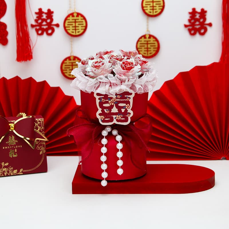 Full of red [7 night light resin true love roses]