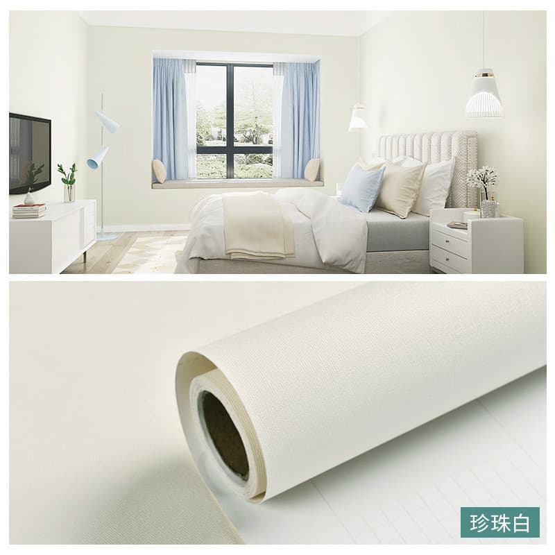 Self-adhesive macaroon pearl white