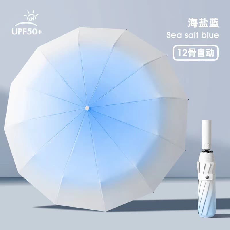 [automatic gradient 12 strands] sky blue