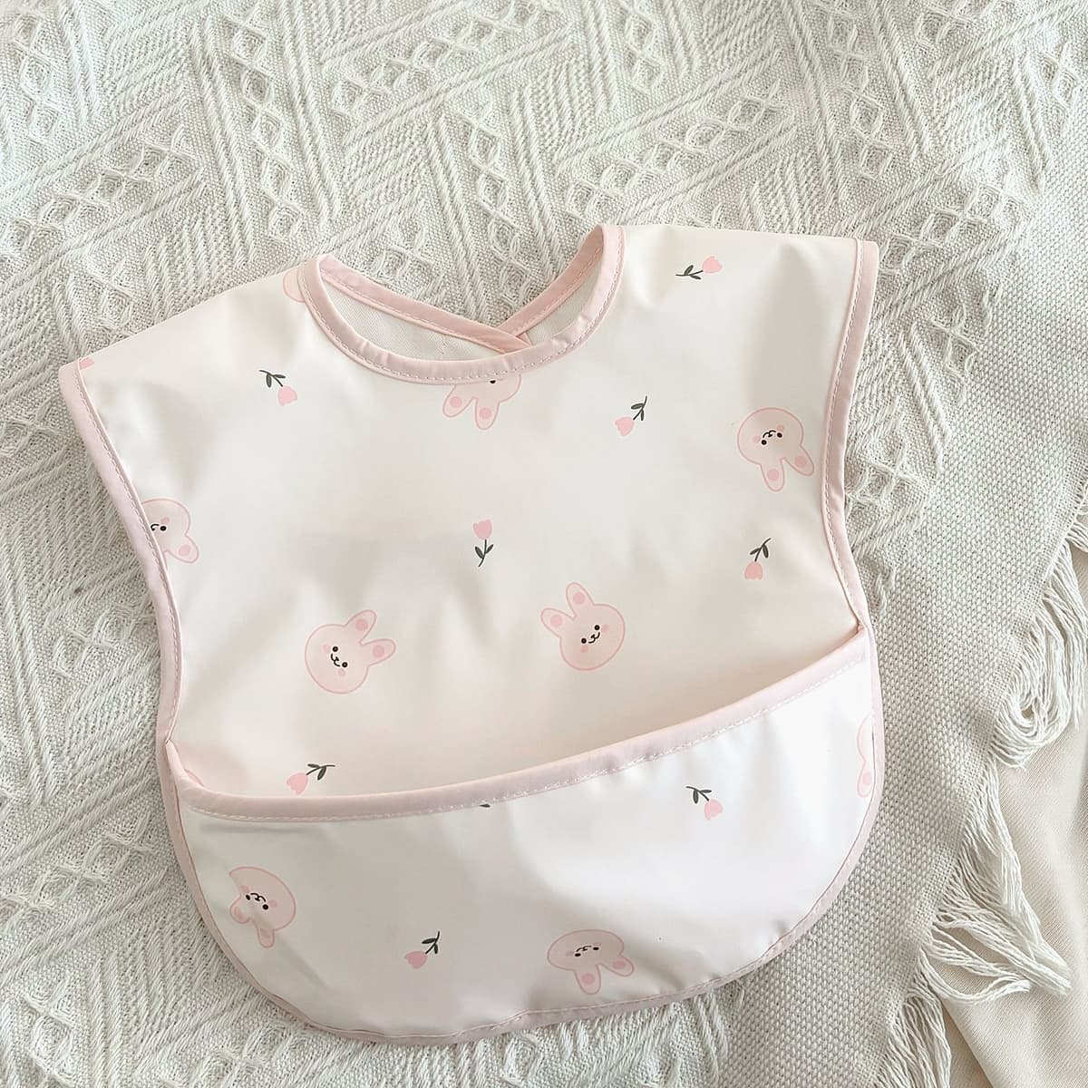 Pu three-dimensional bib original bunny