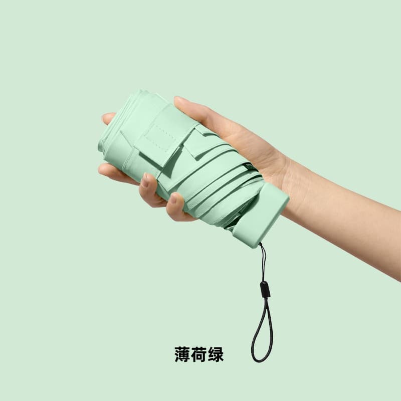 Six Fold-Color Handle-Mint Green