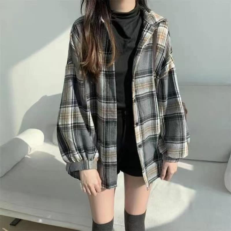 0033 gray plaid
